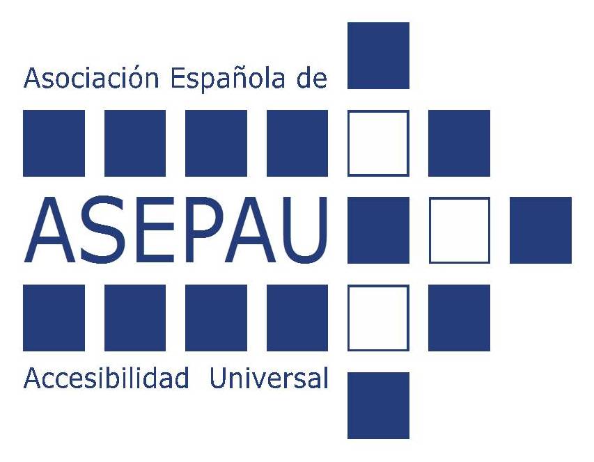 Logotipo de ASEPAU, Asociación Española de Accesibilidad Universal